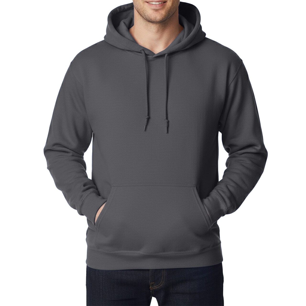 Gildan Unisex Fleece Hooded Sweatshirt 18500, Pullover Hoodie for Arts & Craft